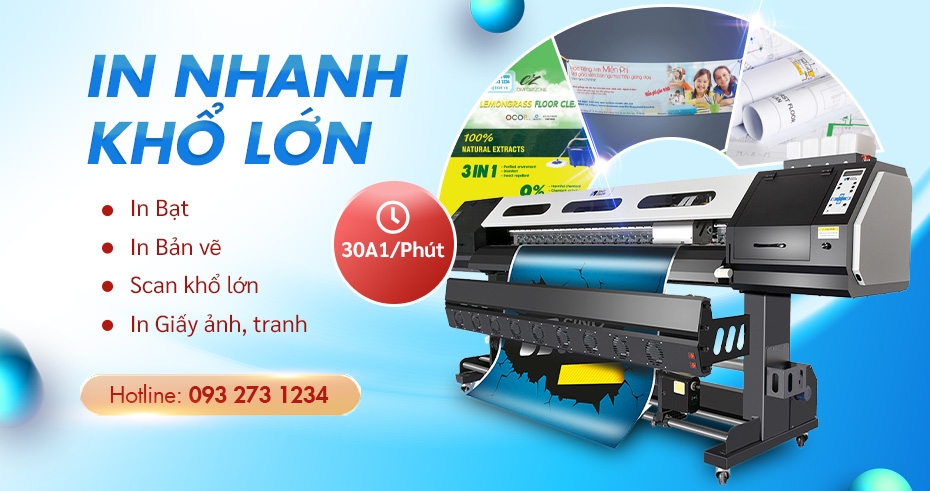 In nhanh khổ lớn