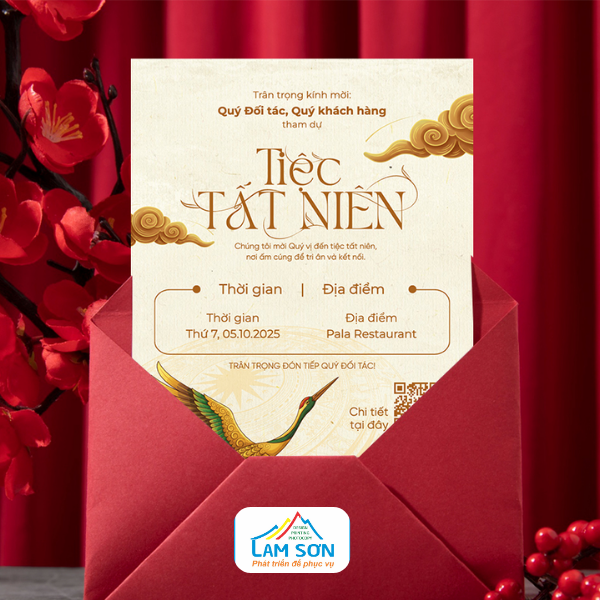 Thiệp mời tất niên