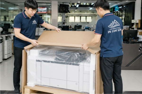 ĐẬP HỘP CANON imagePRESS V1350 ĐẦU TIÊN TẠI MIỀN TRUNG TẠI IN LAM SƠN GIA LAI – BƯỚC TIẾN MỚI CHO CÔNG NGHỆ IN ẤN CHẤT LƯỢNG CAO